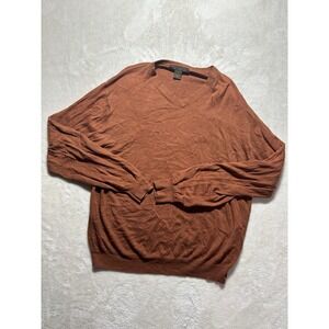 Sebastian Cooper Cashmere Blend Long Sleeve Sweater Size Large